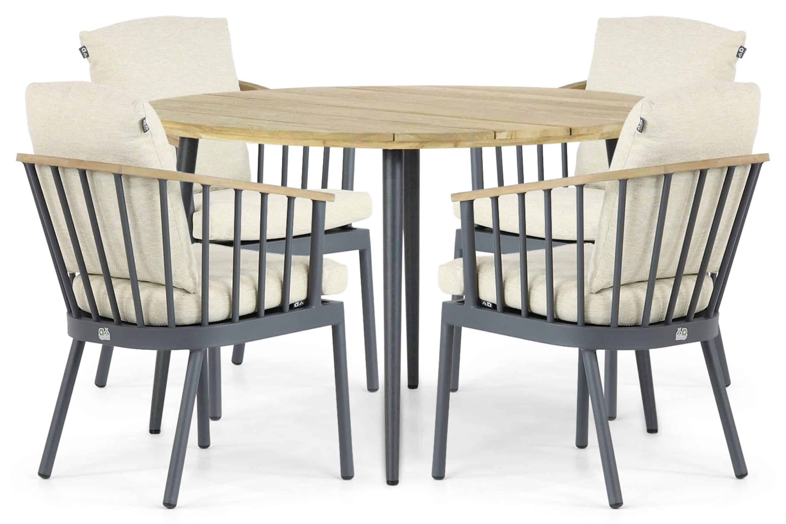 Apple Bee Condor/Montana 130 cm dining tuinset 5-delig