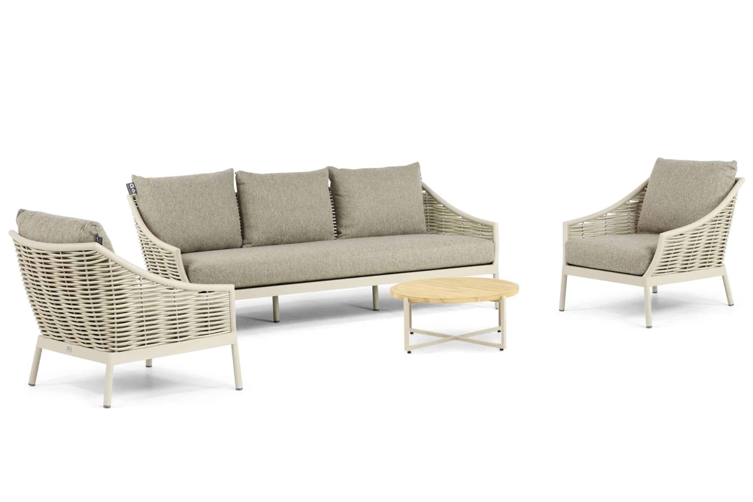 Apple Bee Milou stoel-bank loungeset 4-delig