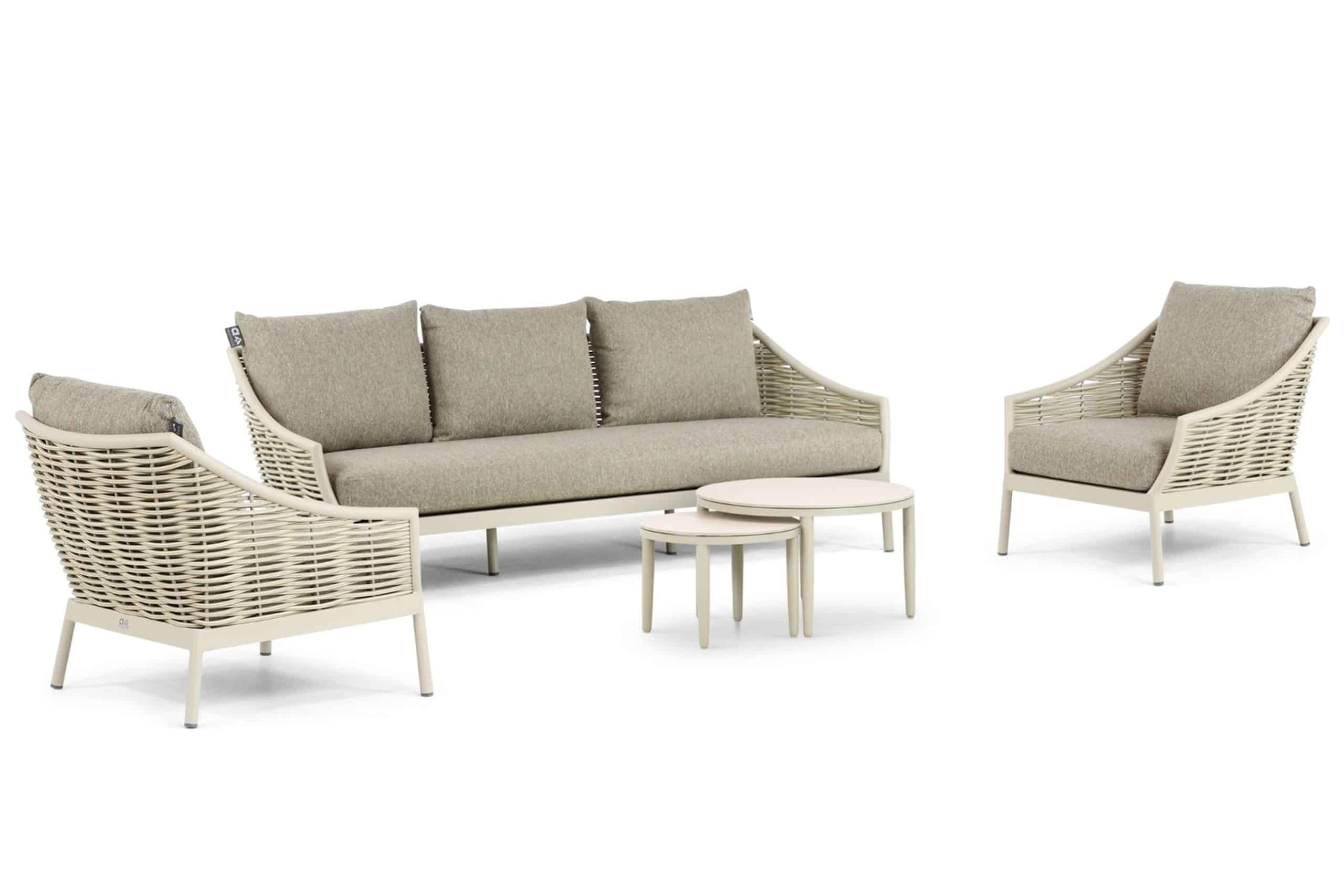 Apple Bee Milou/Ibiza 50/70 cm stoel-bank loungeset 5-delig