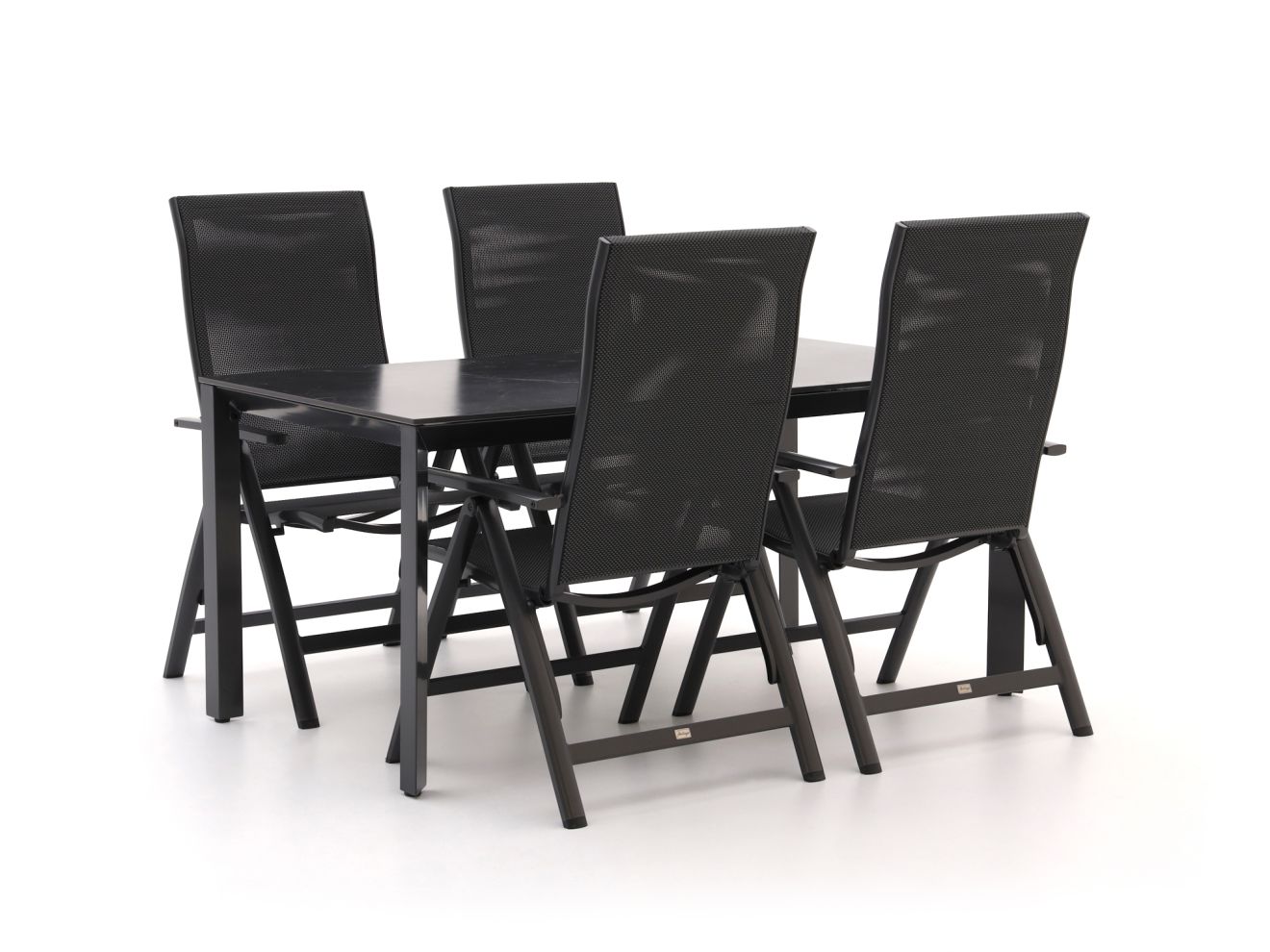 Bellagio Avio/Sestino 160cm dining tuinset 5-delig verstelbaar - Laagste prijsgarantie!