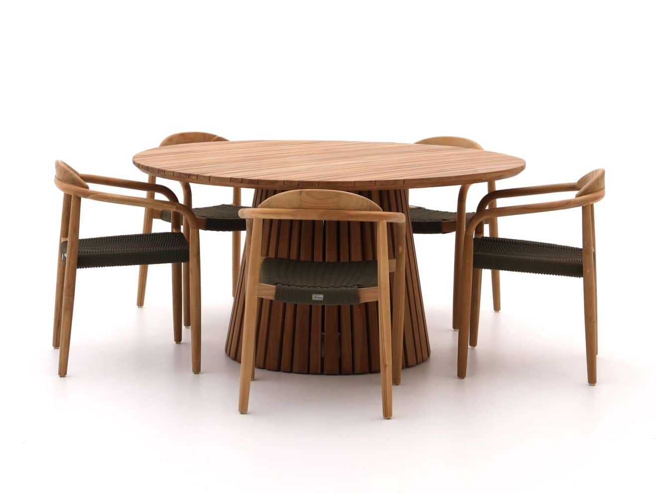 Bellagio Berbaro/Santa Severina ?150cm dining tuinset 6-delig stapelbaar - Laagste prijsgarantie!