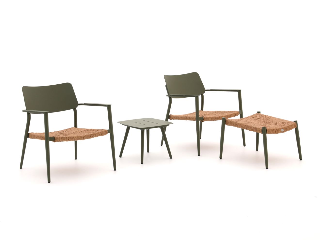 Bellagio Cino lounge balkonset 4-delig stapelbaar - Laagste prijsgarantie!