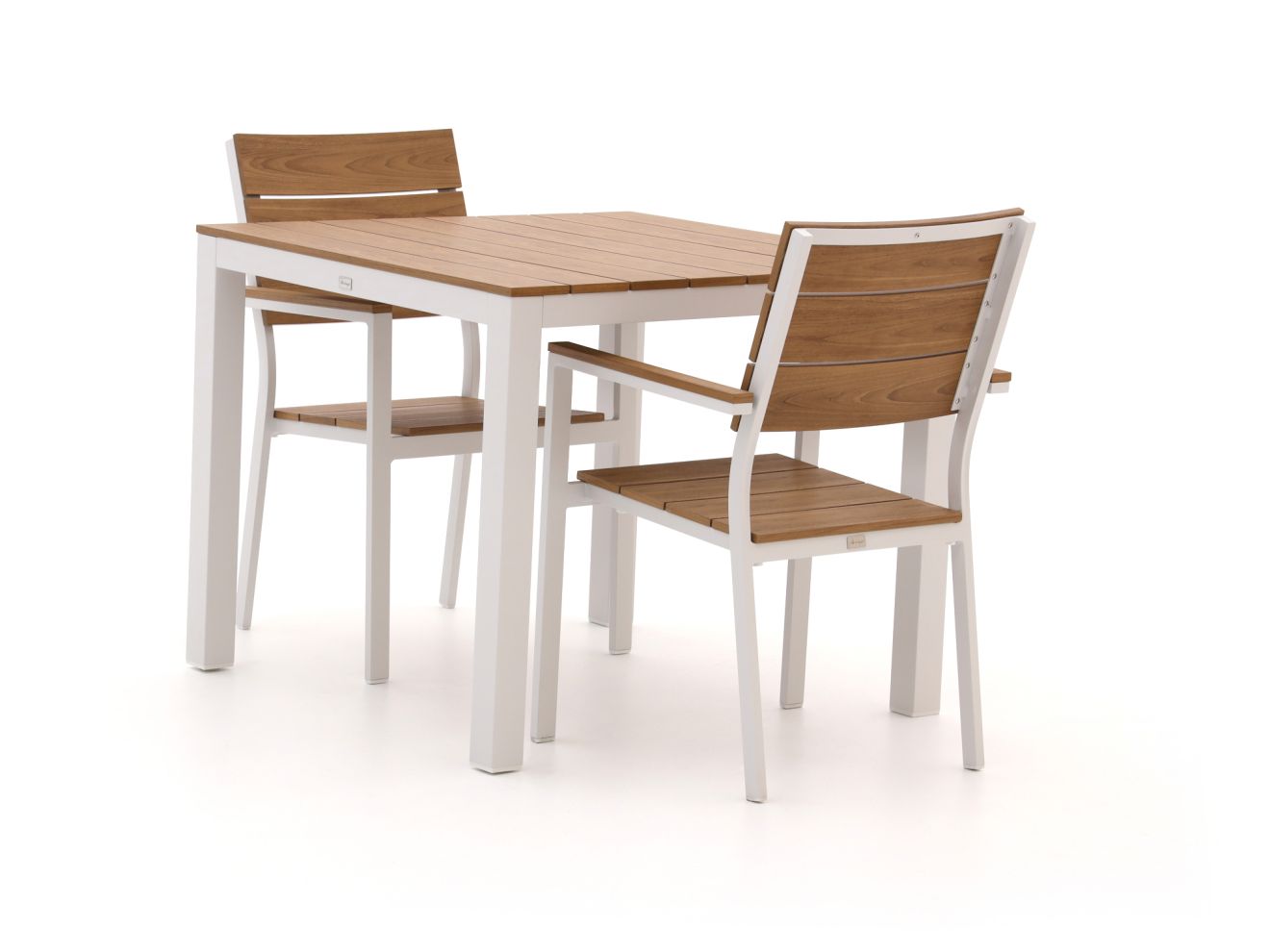 Bellagio Fidenza 90cm dining tuinset 3-delig stapelbaar - Laagste prijsgarantie!