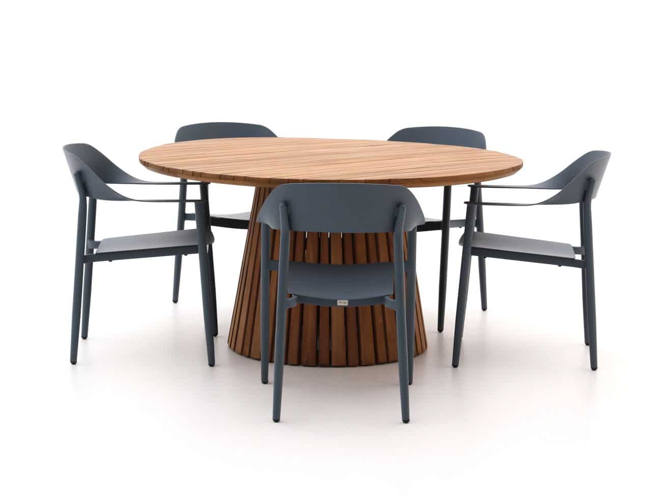 Bellagio Valli/Santa Severina ?150cm dining tuinset 6-delig stapelbaar - Laagste prijsgarantie!