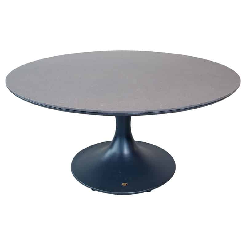Bridgeport dining tafel midnight grey dia. 158 cm - Oosterik home