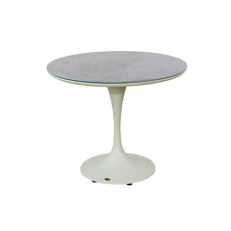 Bridgeport dining tafel sunny creme dia. 90 cm - Oosterik home