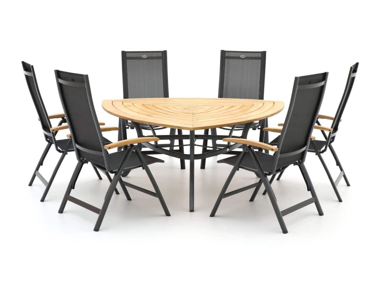 Hartman Troy/Triangular 170cm dining tuinset 7-delig - Laagste prijsgarantie!