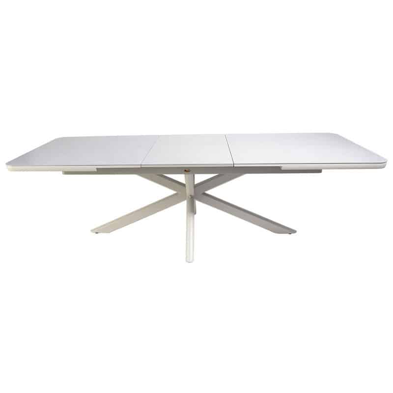 Hillsdale uitschuifbare dining tafel sunny creme 200 - 260 x 100 cm - Oosterik home