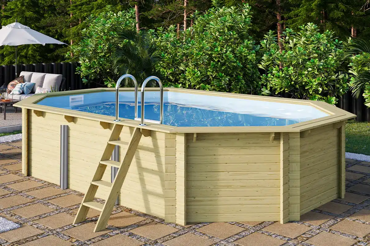 Karibu | Zwembad Model 4 met Filterpakket | Variant A