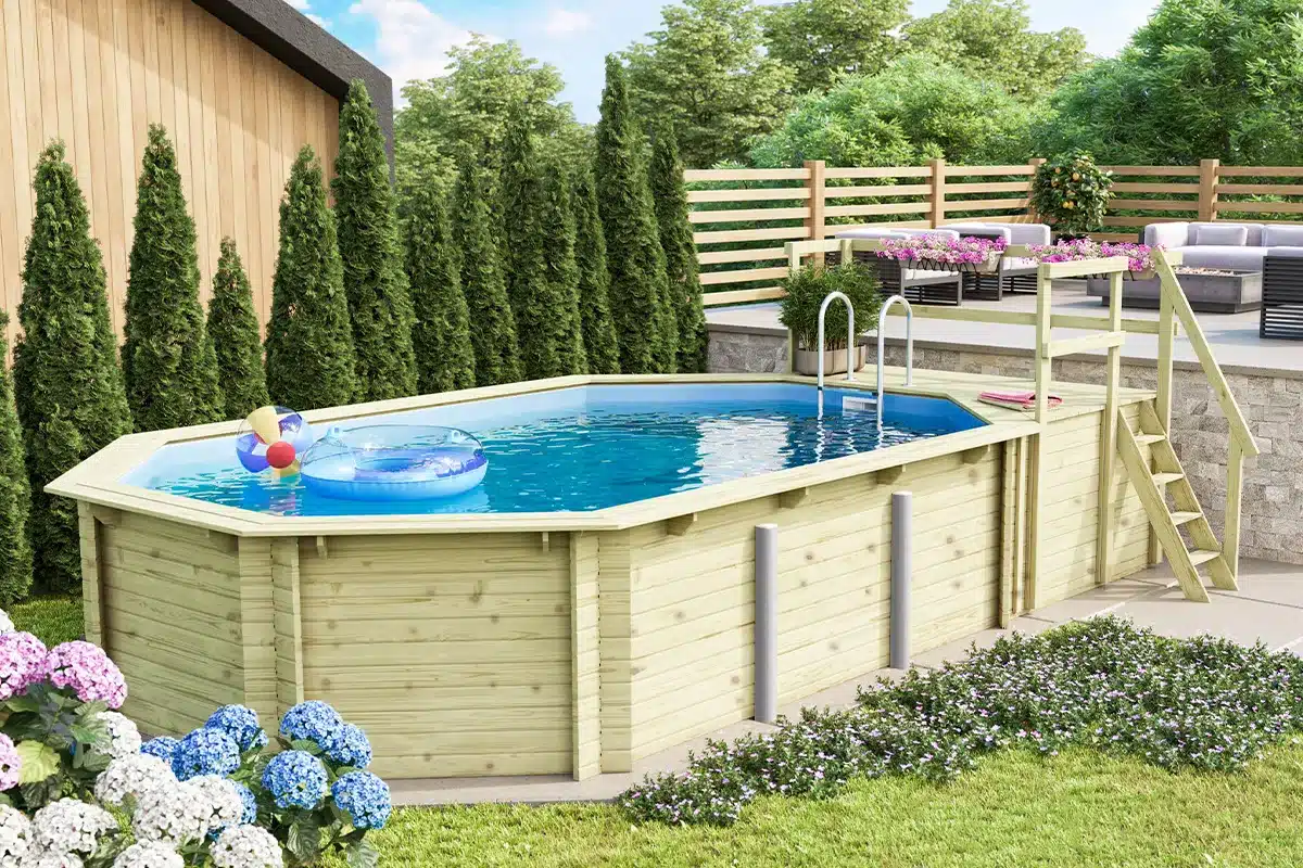 Karibu | Zwembad Model 4 met Filterpakket | Variant C