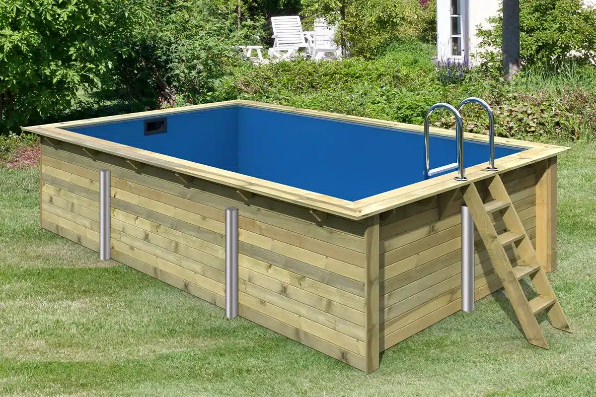 Karibu | Zwembad Rechthoek 3 met Filterpakket Klein