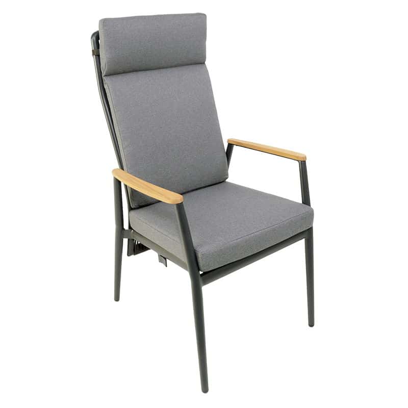 Lakeshore verstelbare dining stoel midnight grey - Oosterik home