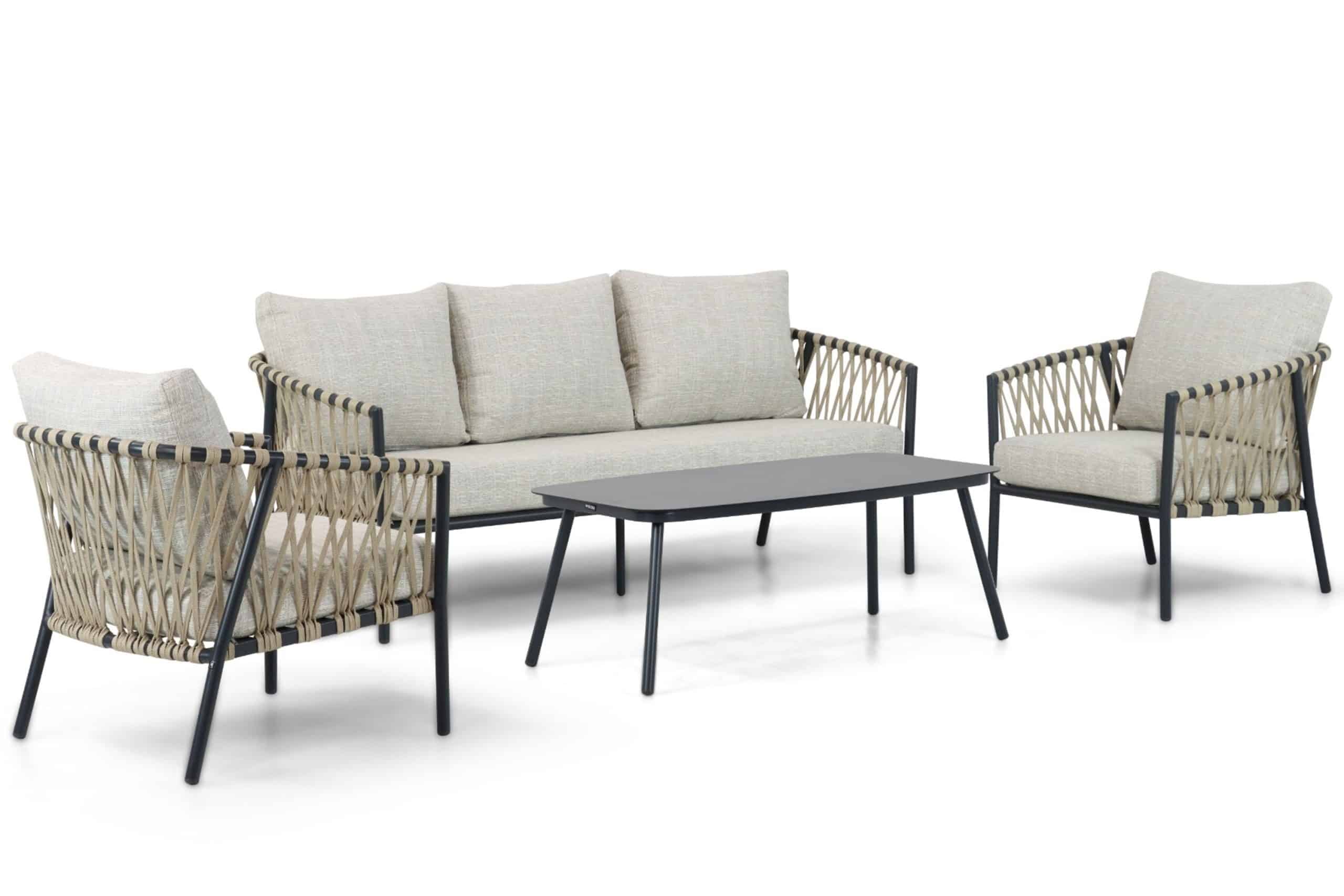 Lifestyle Feraro stoel-bank loungeset 4-delig