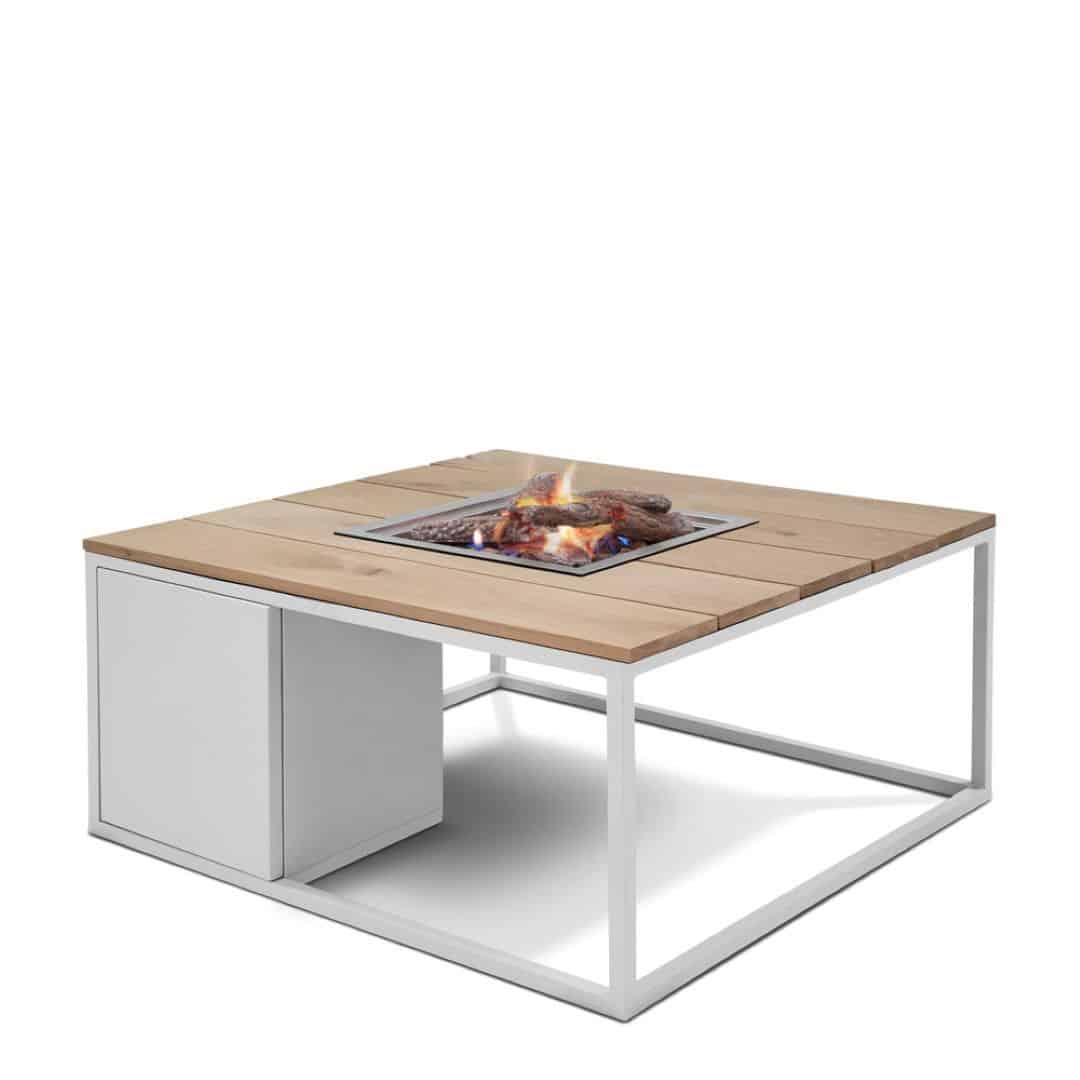 Loft 100 white frame teak top - Cosi