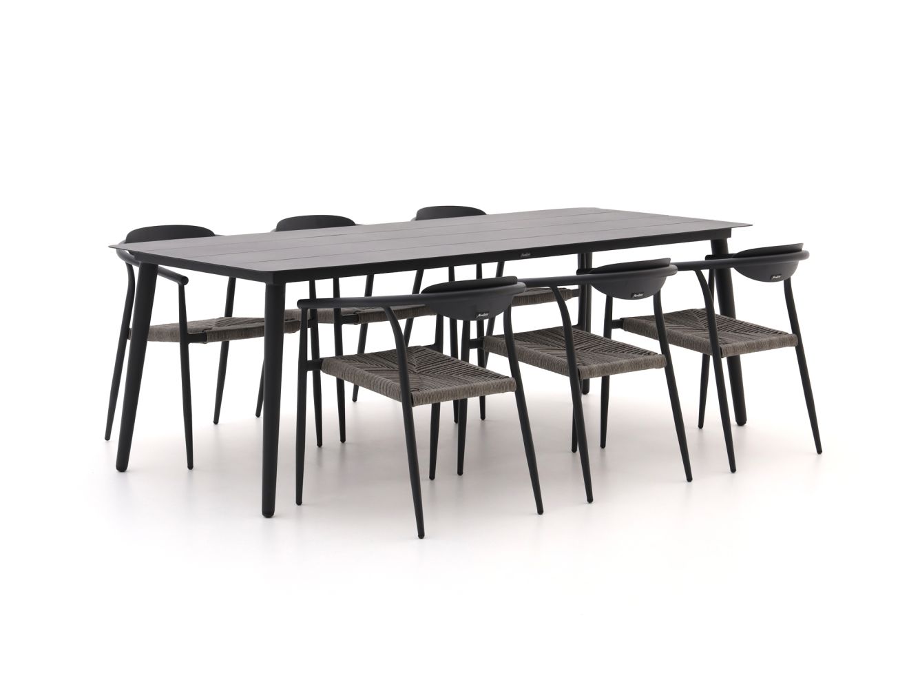 Manifesto Cavone/Sora 220cm dining tuinset 7-delig stapelbaar - Laagste prijsgarantie!