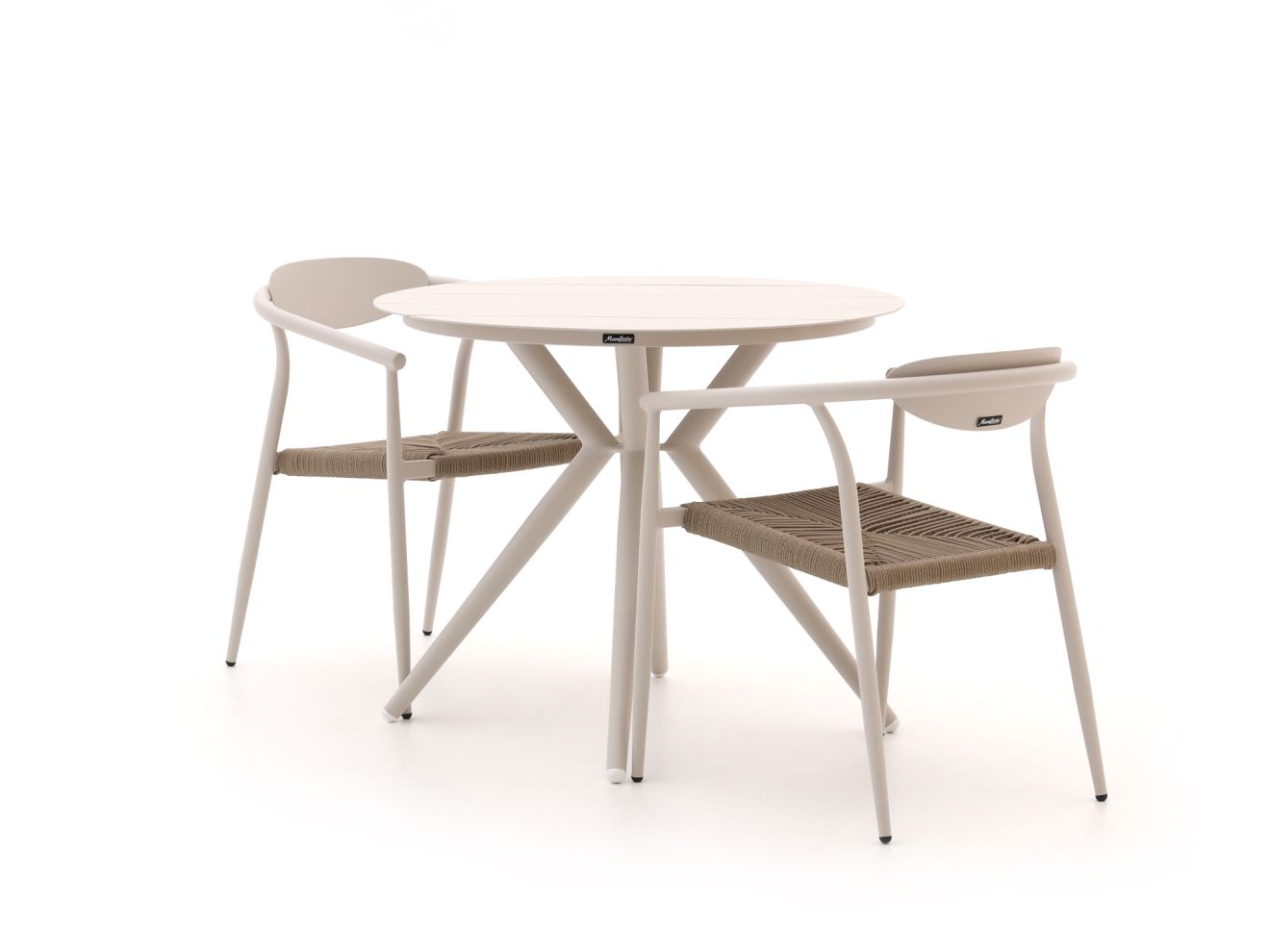 Manifesto Cavone/Sora ? 90cm dining tuinset 3-delig stapelbaar - Laagste prijsgarantie!