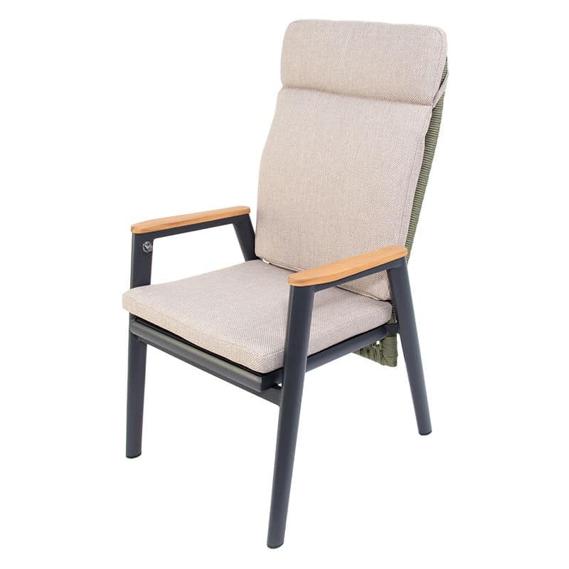 Masonville verstelbare dining stoel midnight grey forest green - Oosterik home