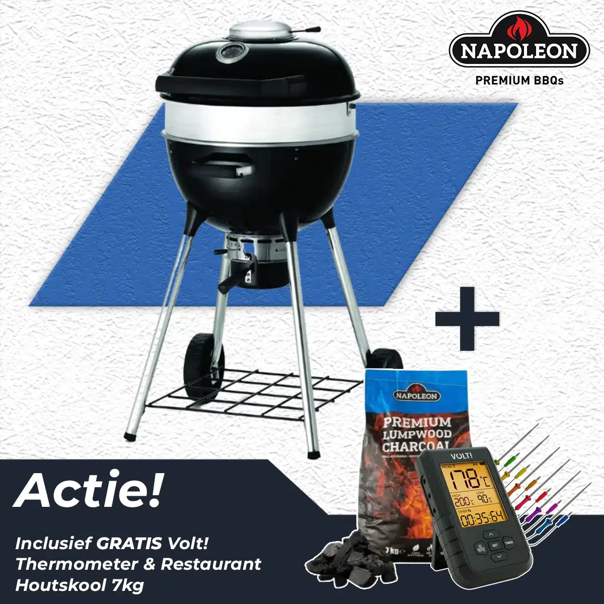 Napoleon Charcoal Pro PRO18K-LEG-3 (Ø 47 cm)