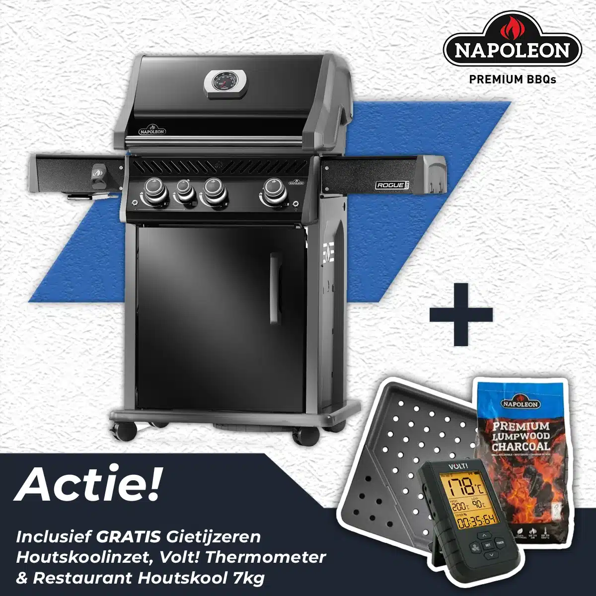 Napoleon Rogue PRO 425 Gas BBQ Zwart Barbecue