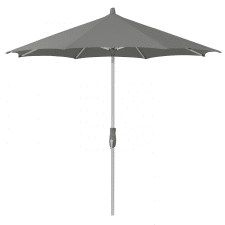 parasol alu twist 330cm (stone grey)