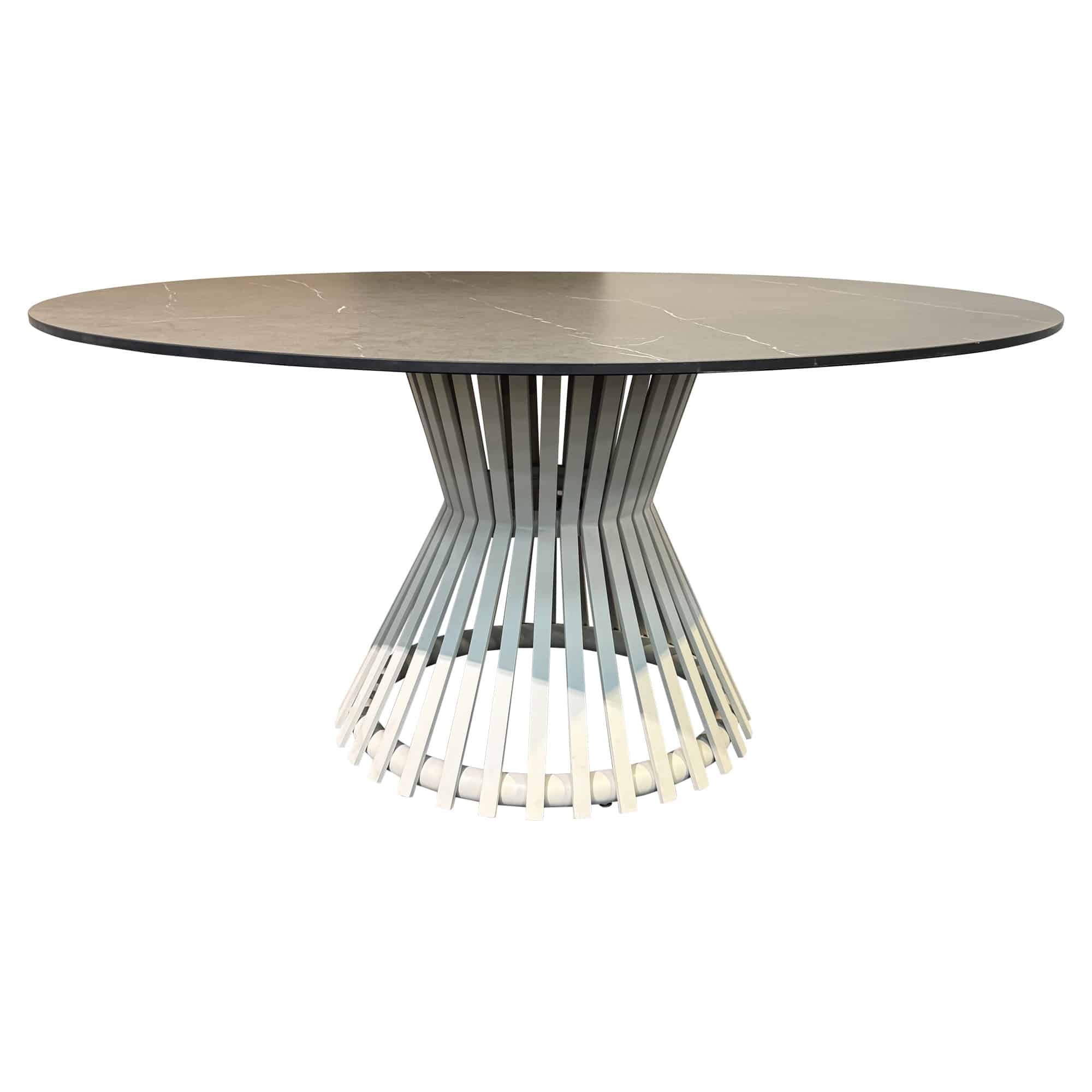 Pasadena low dining tuintafel 140xH69 cm keramisch latte