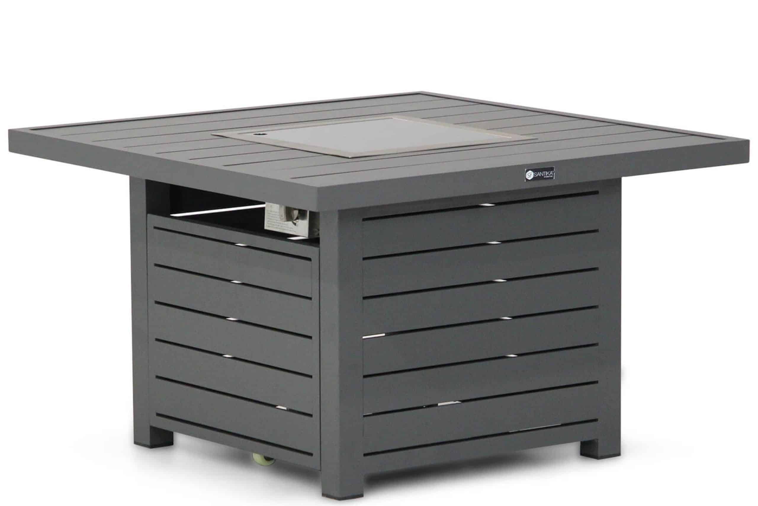Santika Manhattan lounge vuurtafel vierkant 90 x 90 cm