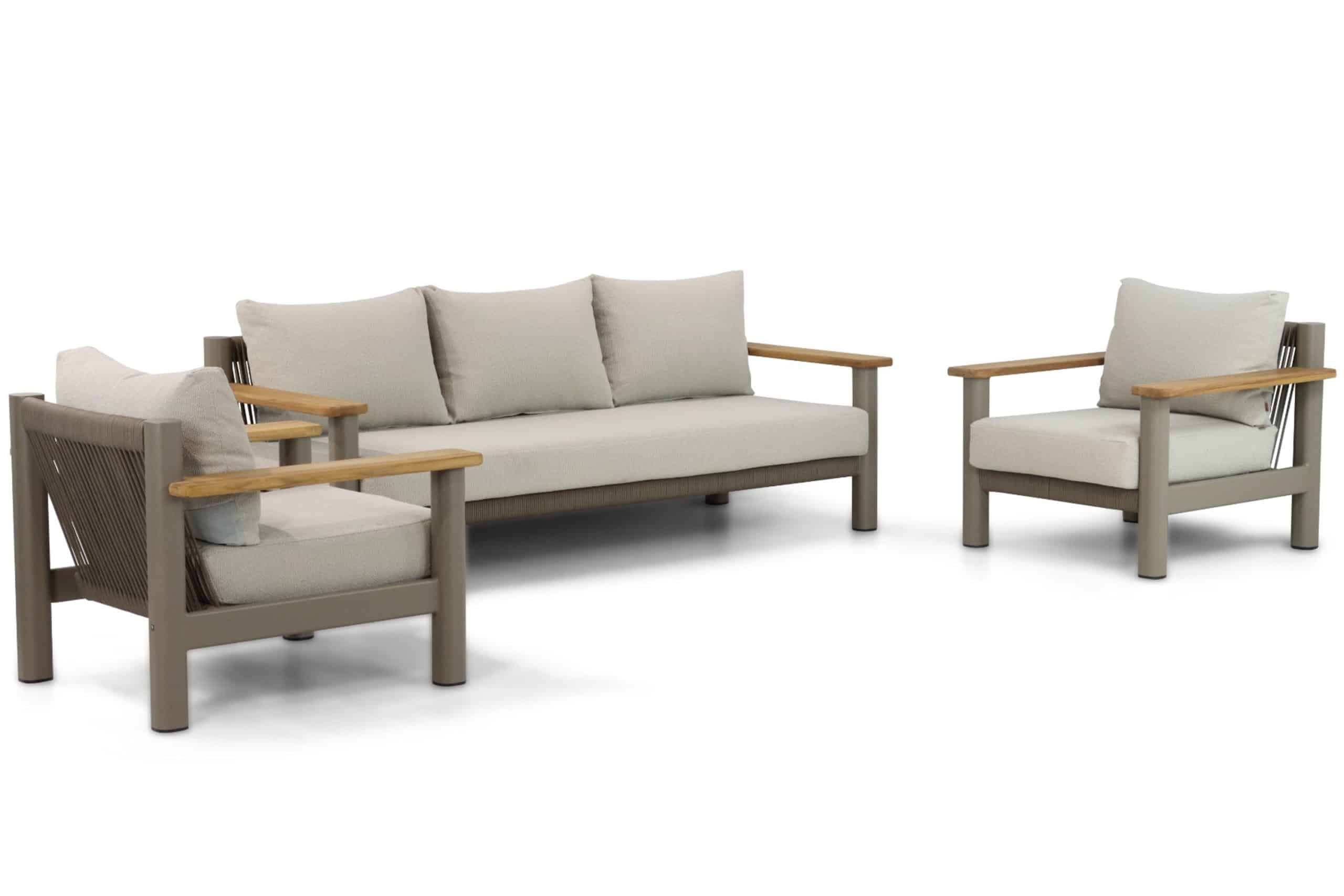 Santika Yolano stoel-bank loungeset 3-delig