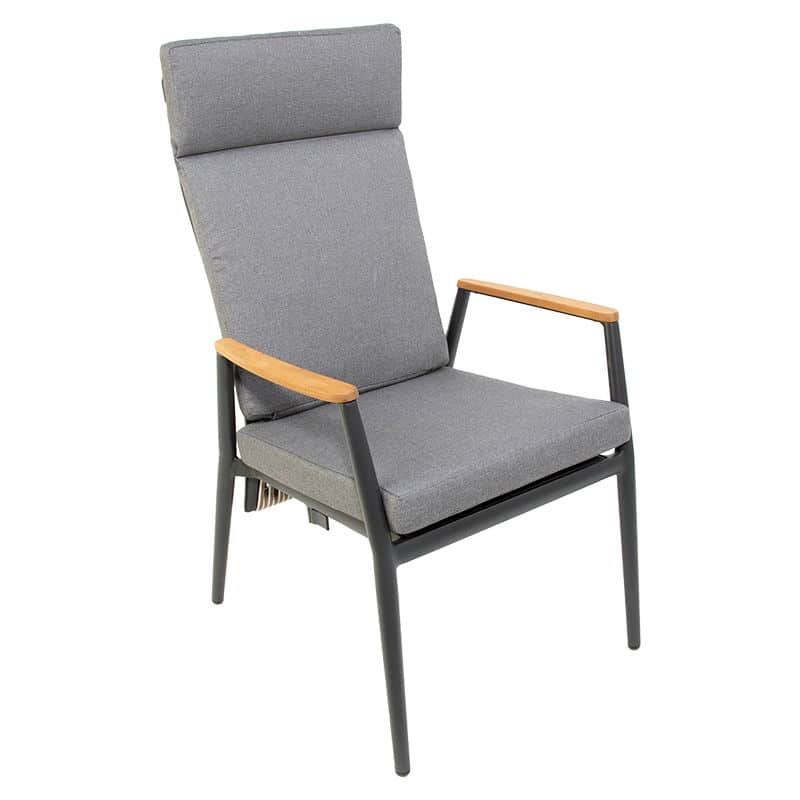 Severance verstelbare dining stoel midnight grey - Oosterik home