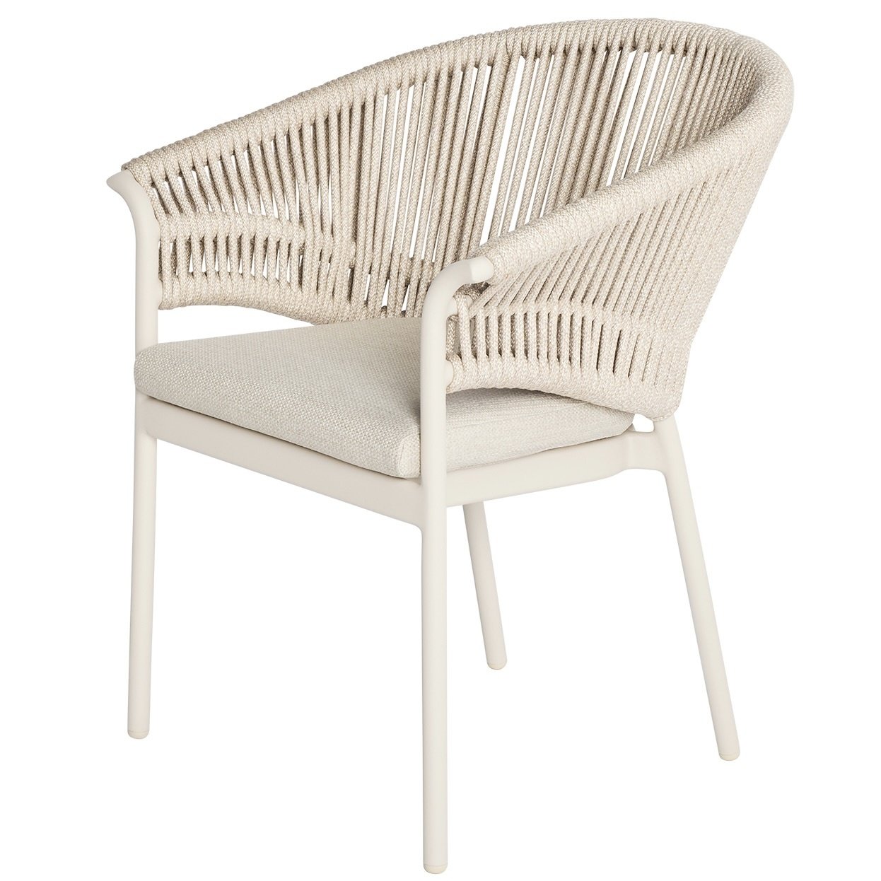 Suns Santorini dining tuinstoel rope camel sand