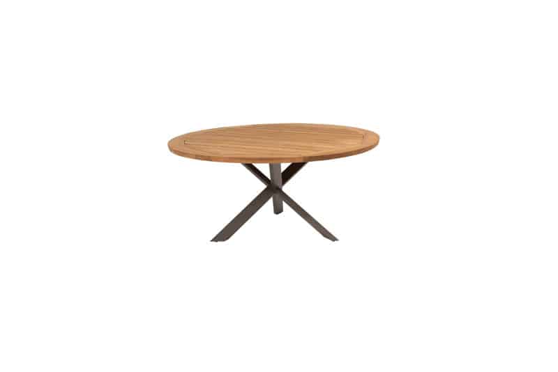 Taste Prado dining tafel teak terre dia. 160 cm - 4so