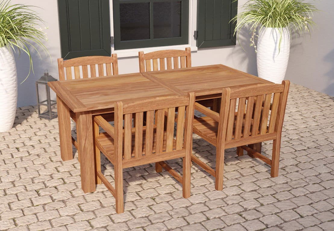 Tuintafel Modern teak 180 cm Tuindeco - Tuindeco