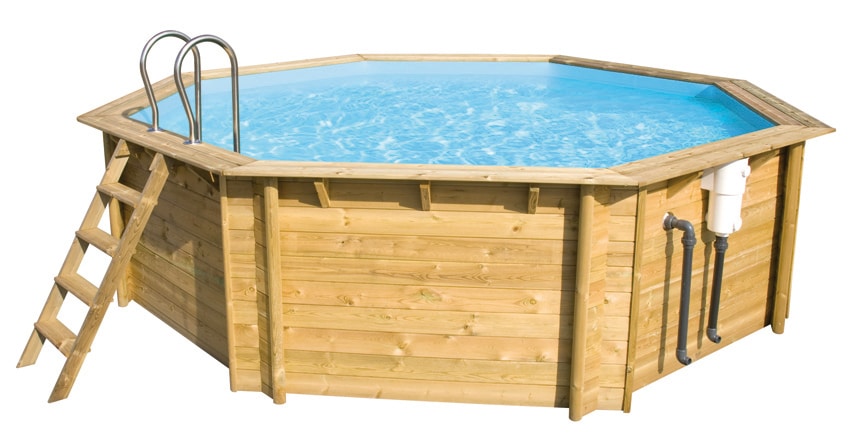 Weva Octo 530 houten zwembad (hoogte 1,33 cm)