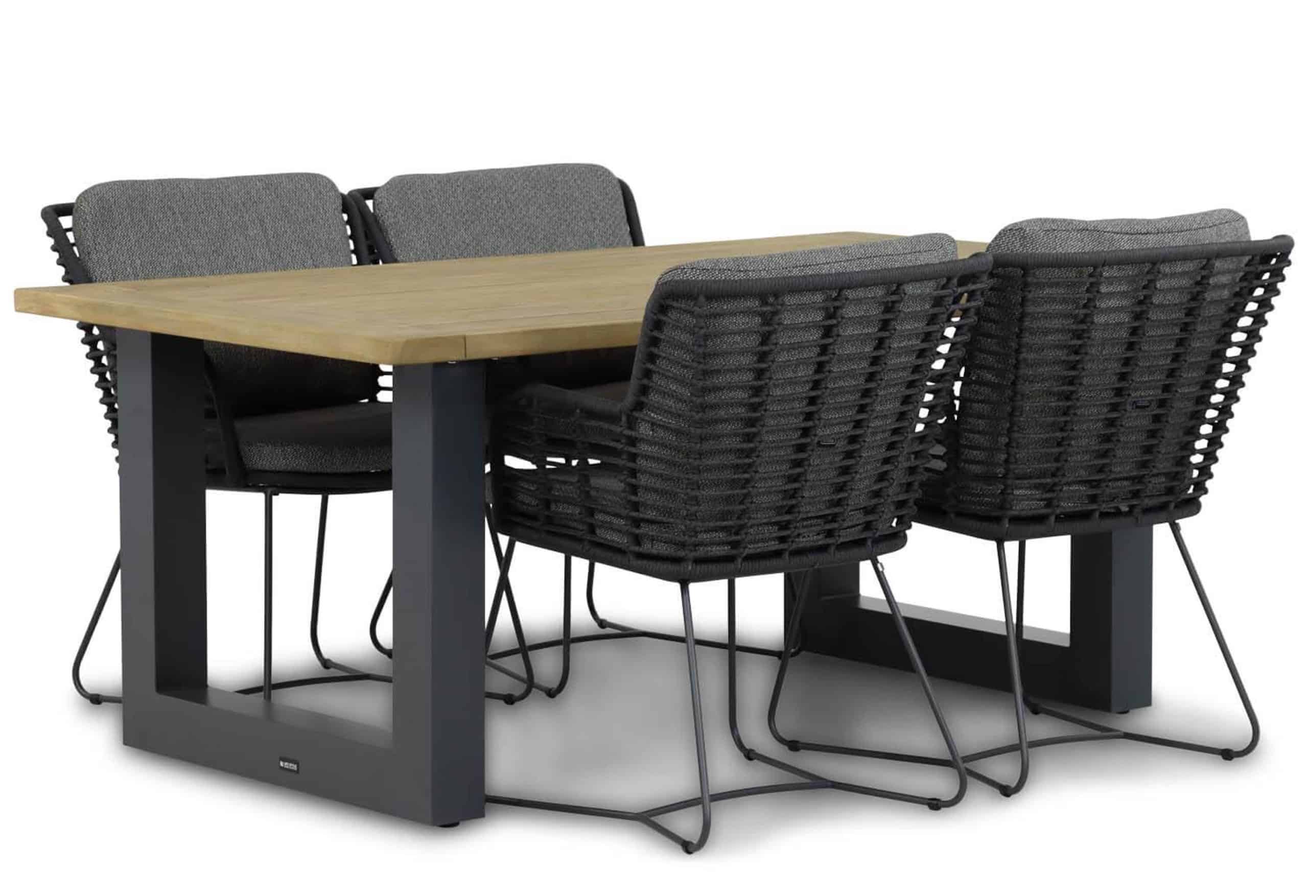 4 Seasons Outdoor Fabrice/Talai 180 cm dining tuinset 5-delig