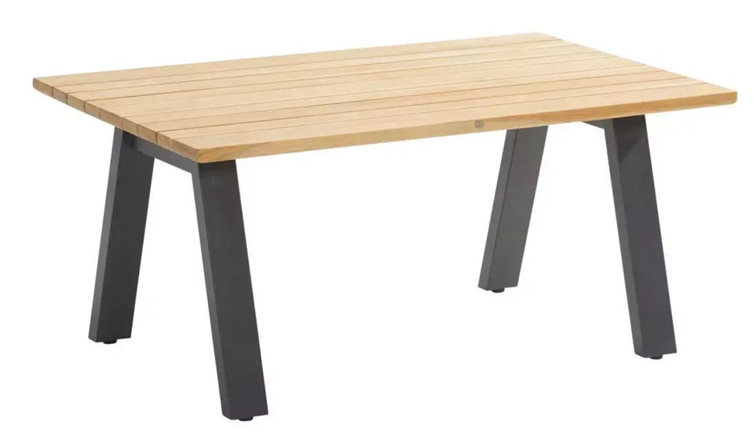 ambassador high coffee table natural teak 120 x 70 x 55 cm.