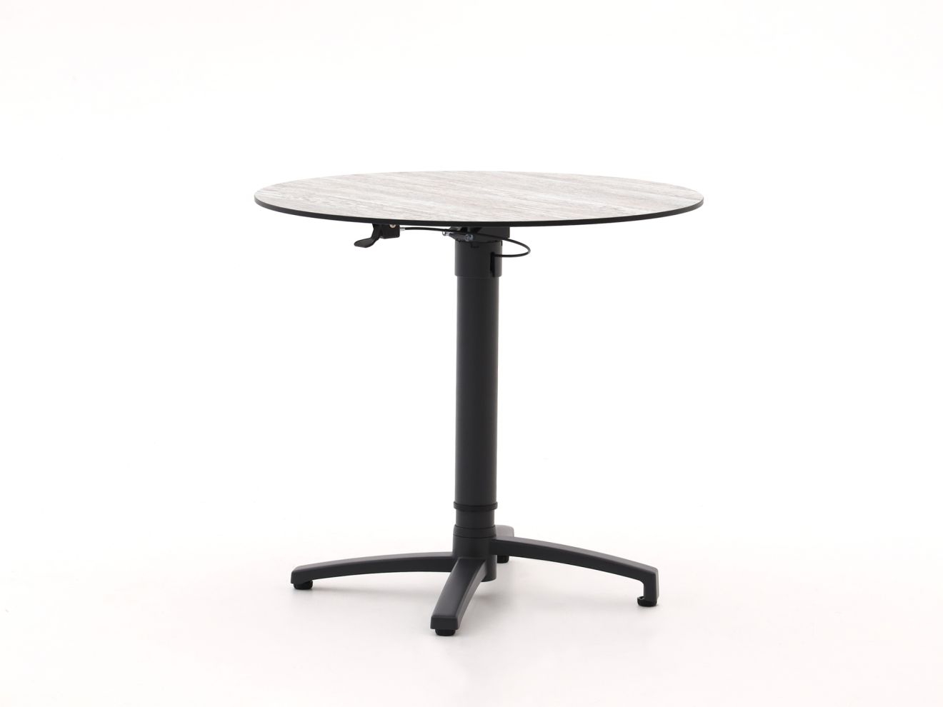 Bellagio Canzo klaptafel Ø80 (h:73/109cm) verstelbaar - Laagste prijsgarantie!