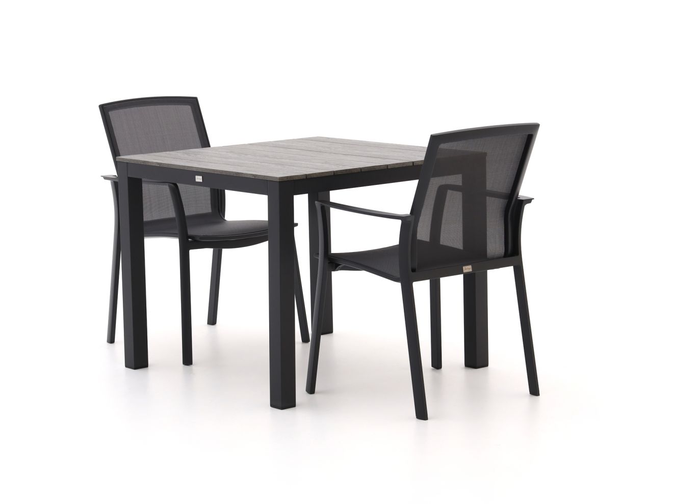 Bellagio Dranera/Fidenza 90cm dining tuinset 3-delig stapelbaar - Laagste prijsgarantie!