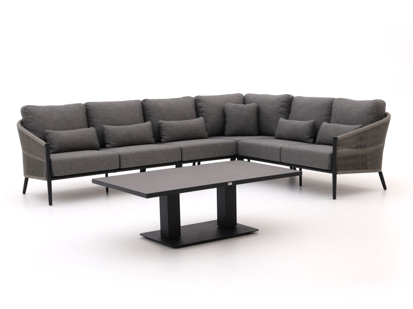 Bellagio Mineo/Usini hoek loungeset 5-delig rechts - Laagste prijsgarantie!