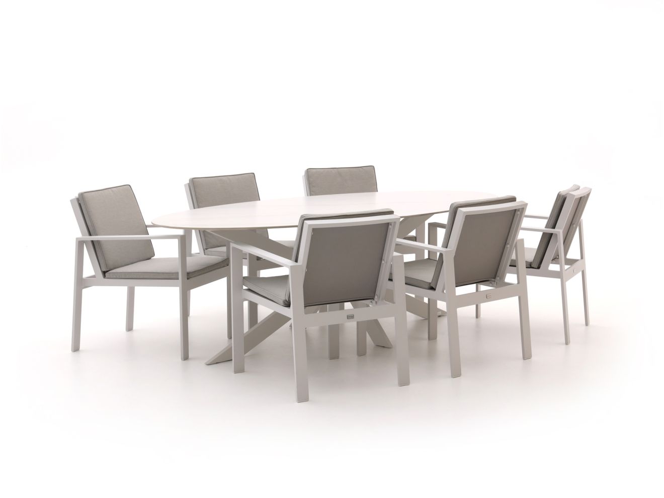 Bellagio Vezzano/Furato ellips 240cm dining tuinset 7-delig - Laagste prijsgarantie!