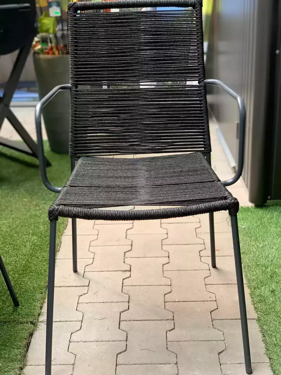 Dining tuinstoel Elos - Zwart