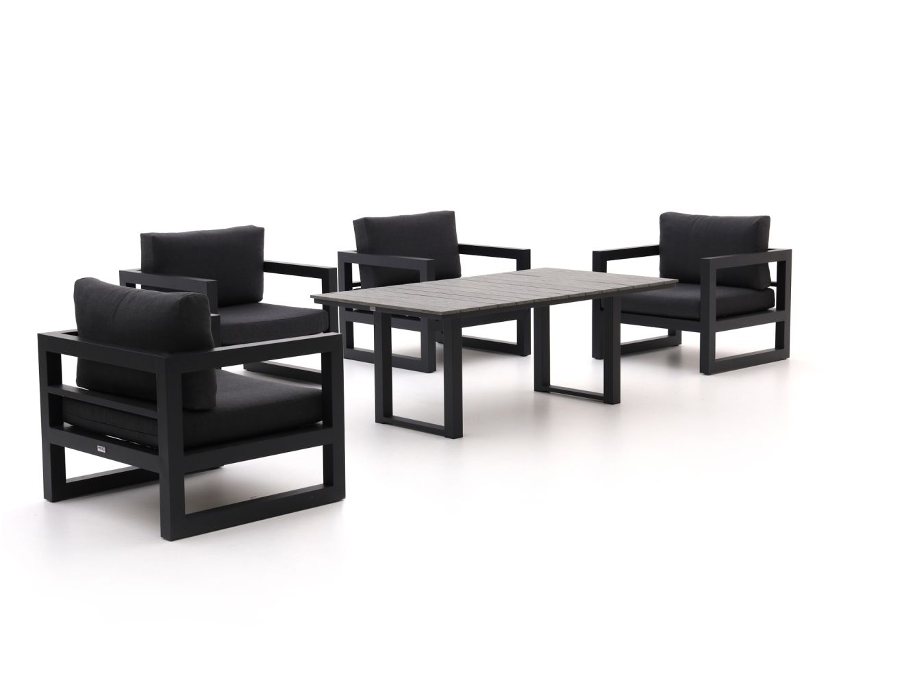 Forza Calleo/Fidenza 160cm stoel loungeset 5-delig - Laagste prijsgarantie!