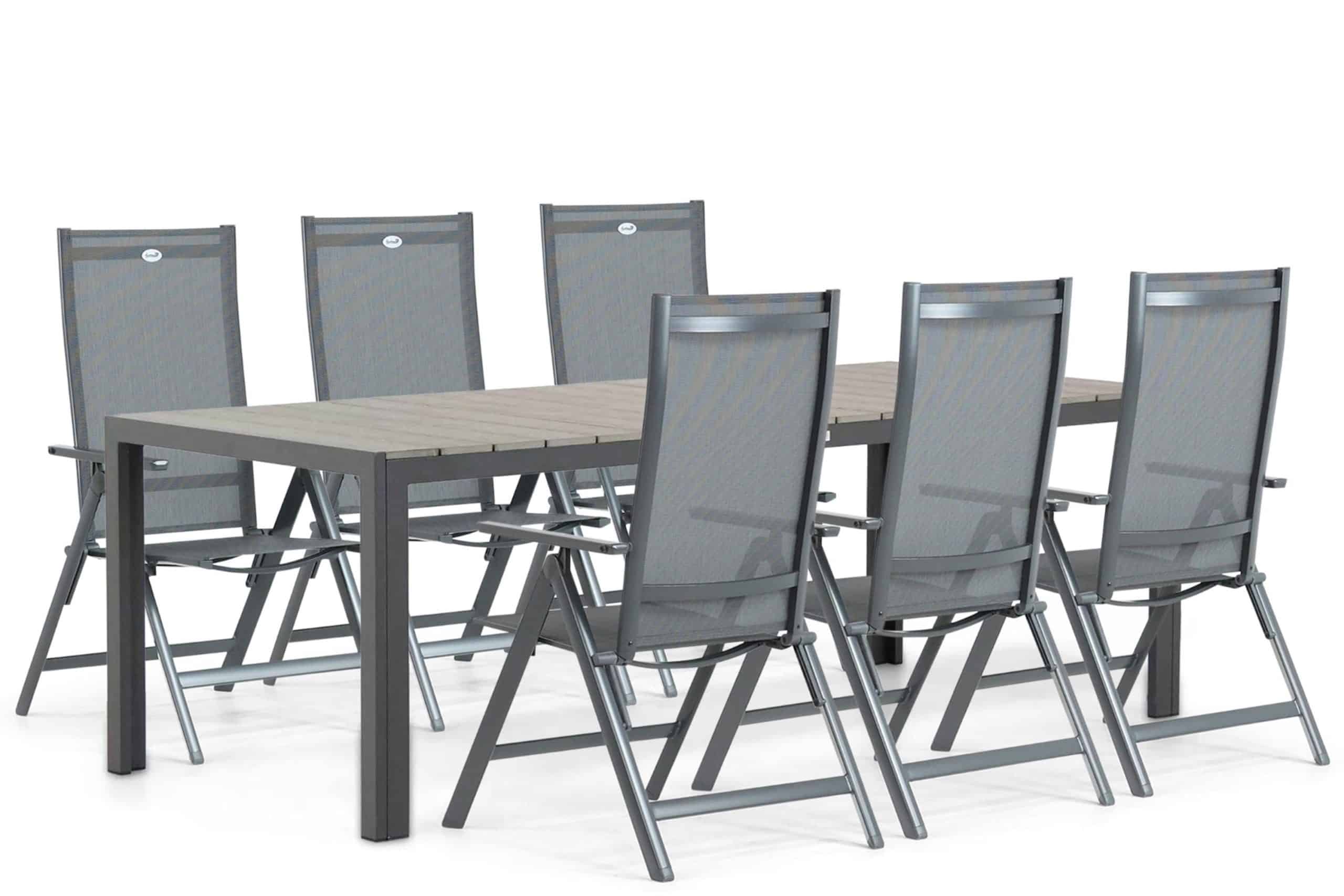 Hartman Aruba/Young 217 cm dining tuinset 7-delig