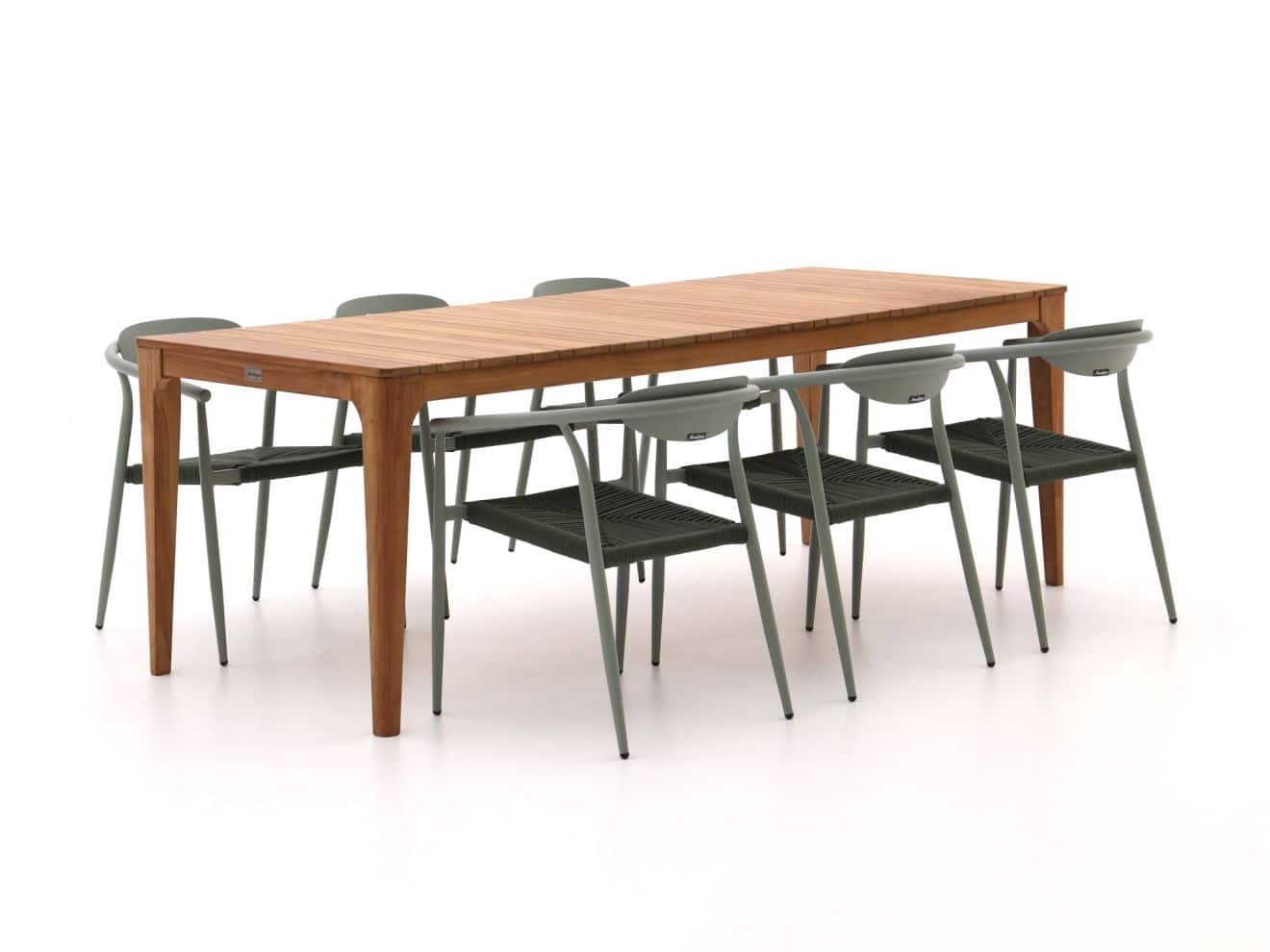 Manifesto Cavone/Bruca 220cm dining tuinset 7-delig stapelbaar - Laagste prijsgarantie!