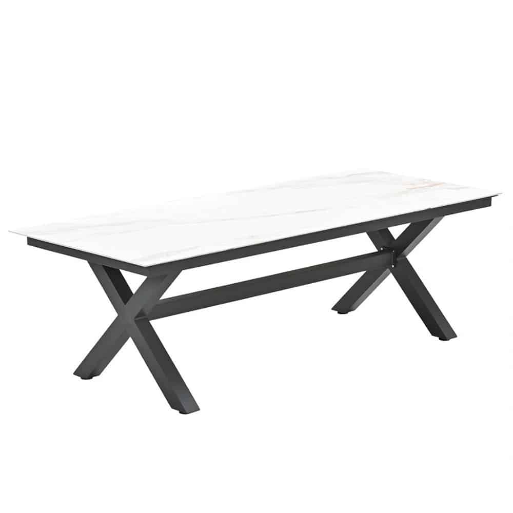 Marbella Tuintafel Venice White 240x100 cm - Garden impressions