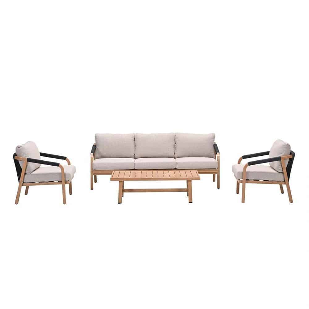 Monti Sofa Loungeset 4 dlg Gobi Sand - Garden impressions