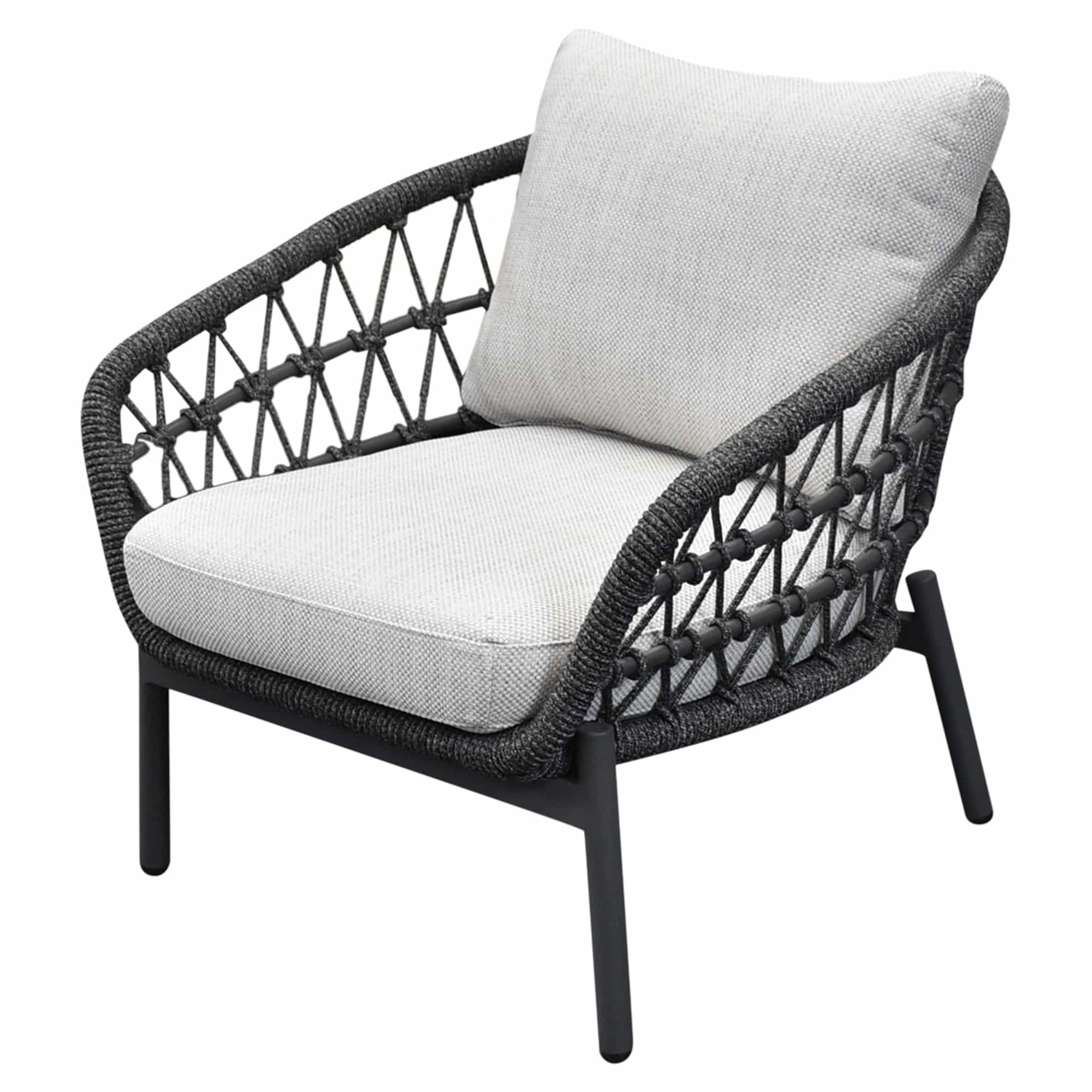 Montreal lounge tuinstoel antraciet