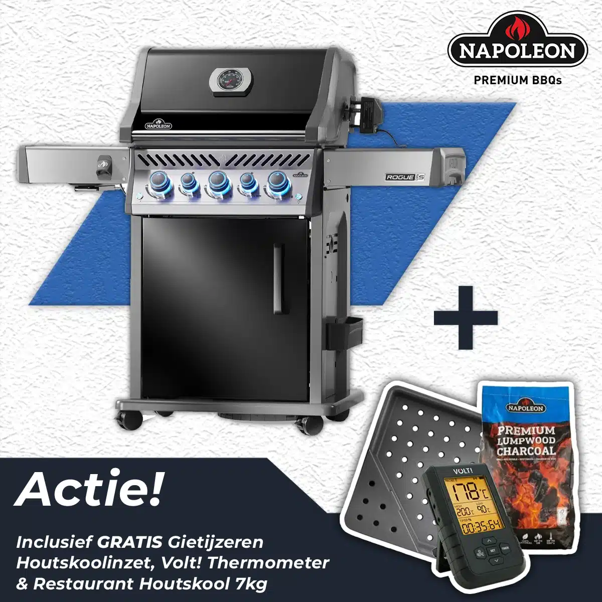 Napoleon Rogue PRO-S 425 Gas BBQ Zwart Barbecue