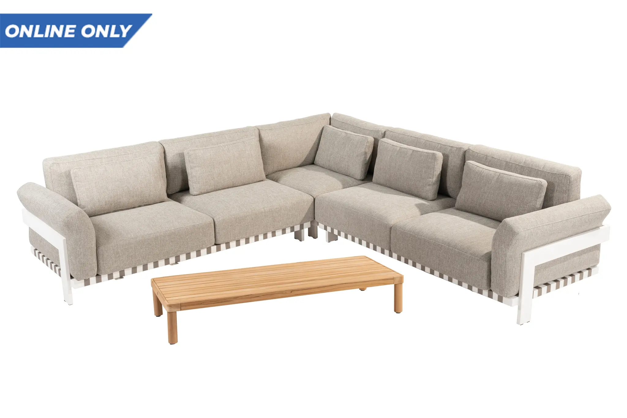 paloma loungeset met finn koffietafel 150 x 65 x 25 cm