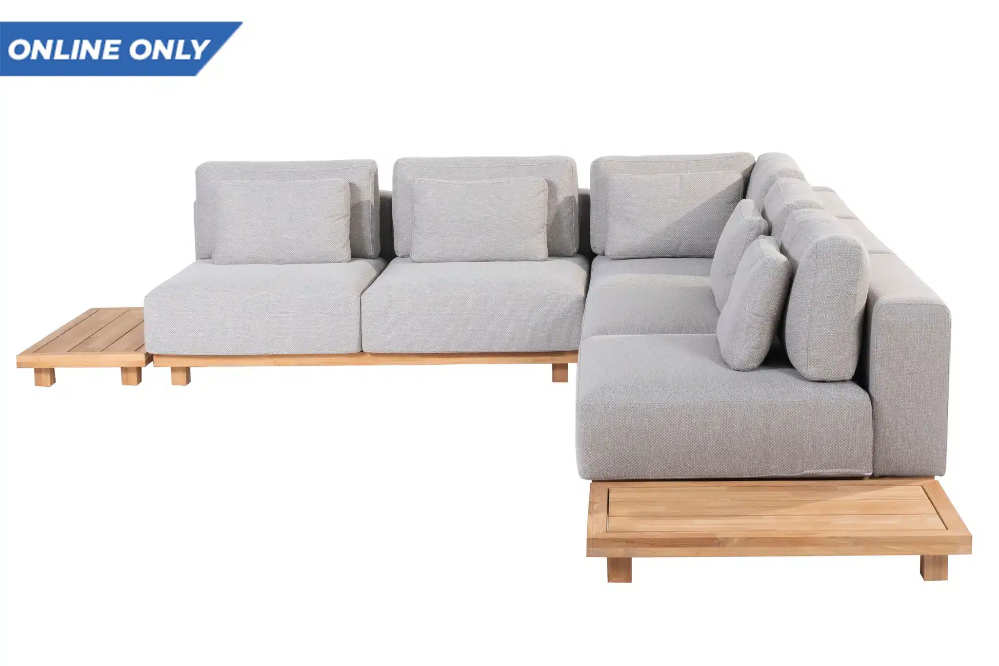 Paradiso loungeset met teak bijtafels