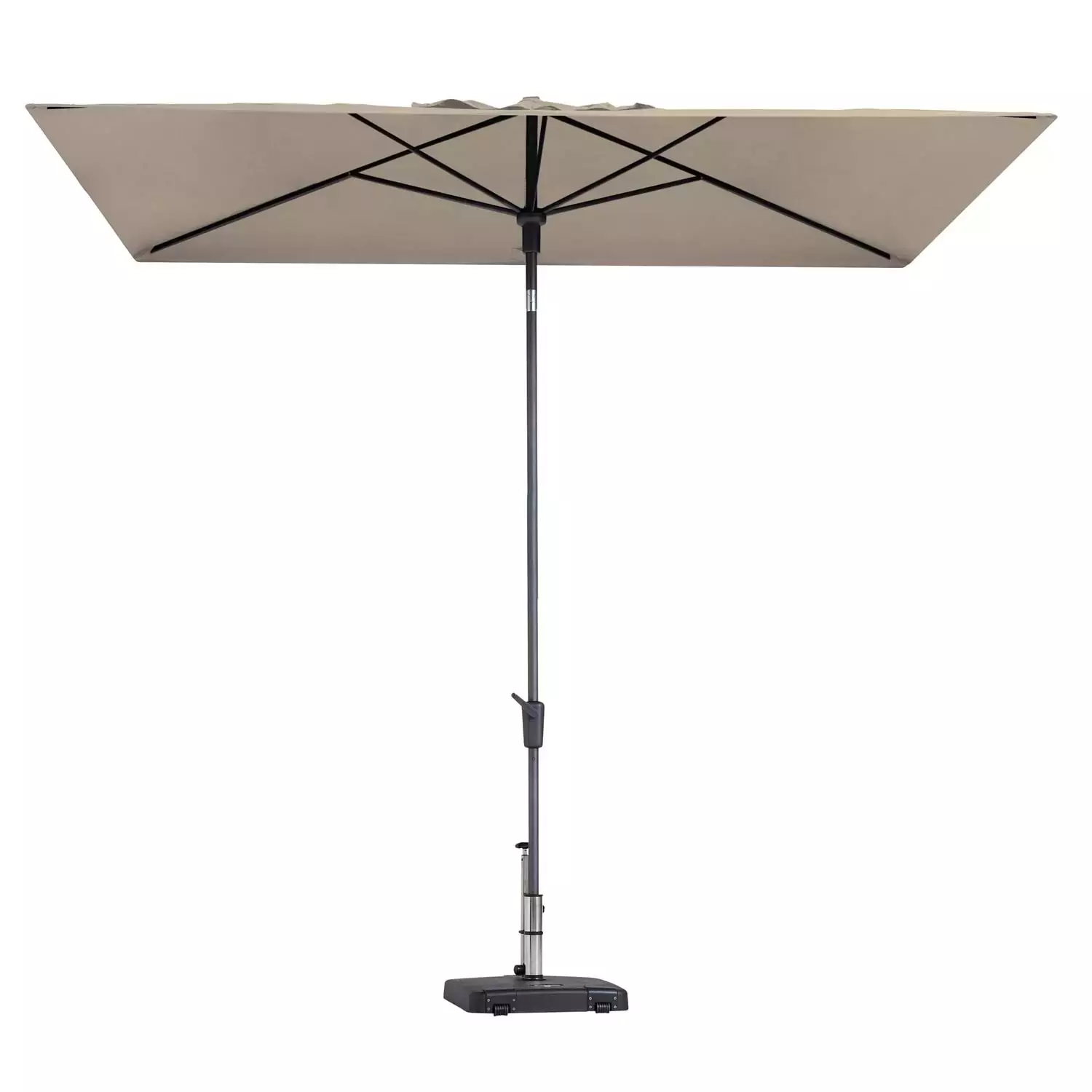 Parasol Mikros Luxe Rechthoek 200x300cm - Ecru