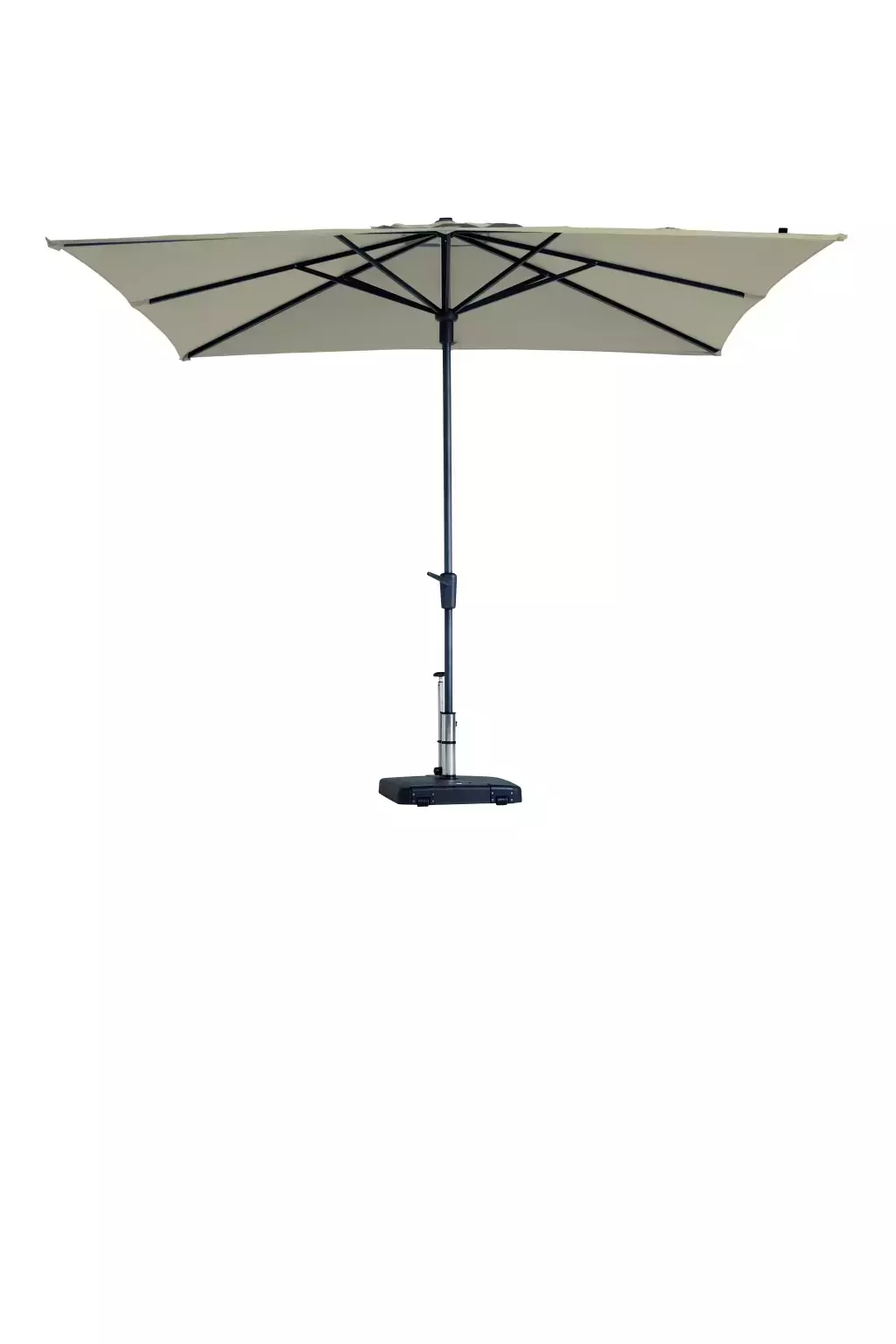 Parasol Syros Luxe Vierkant 280x280cm - Ecru